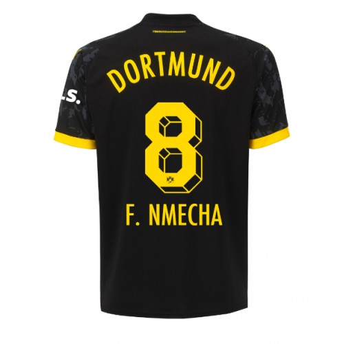 Pánský Fotbalový dres Borussia Dortmund Felix Nmecha #8 2023-24 Venkovní Krátký Rukáv